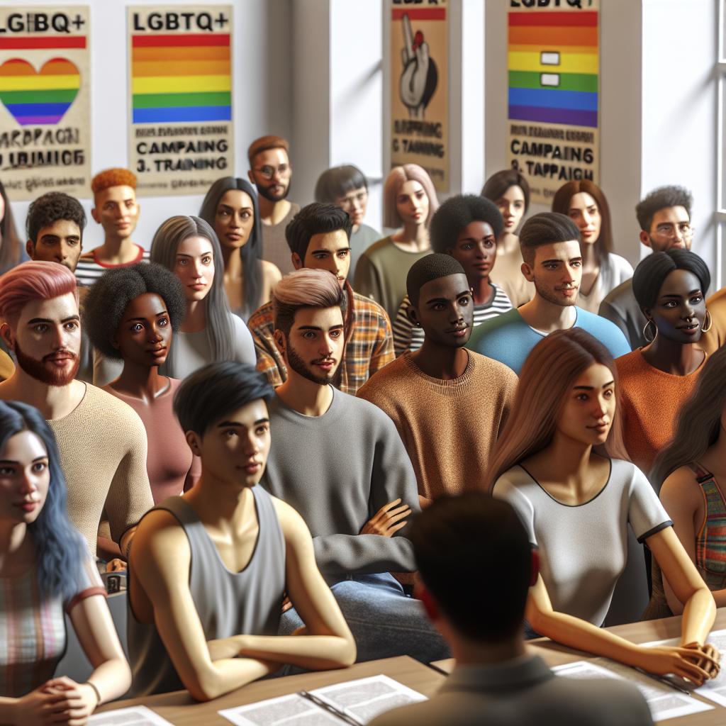 LGBTQ+ campaign training workshop