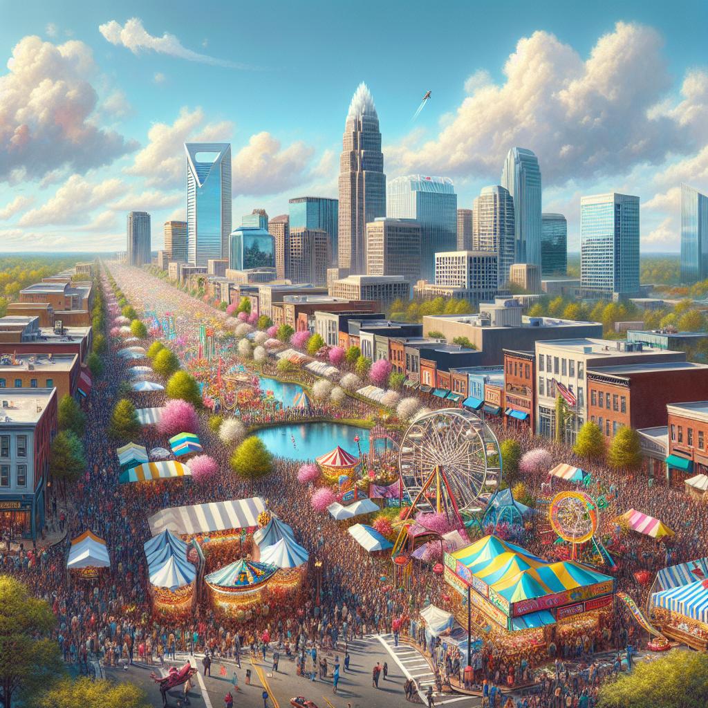 Spring festival panorama, Charlotte