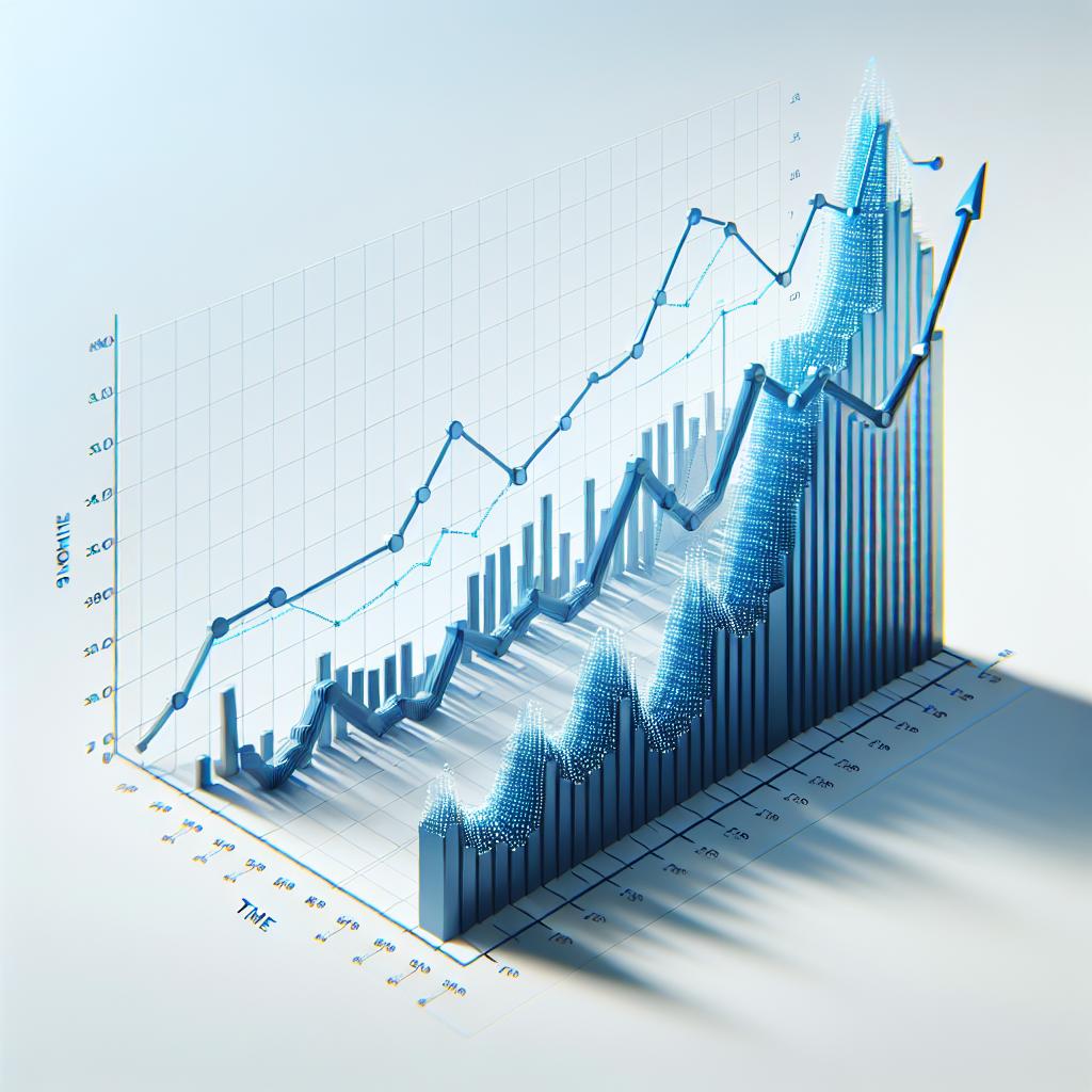 Economic growth graph.