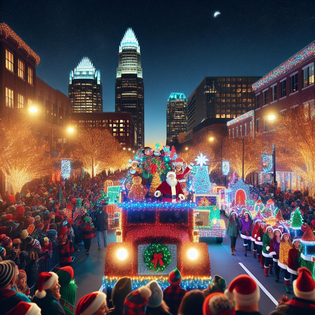 Charlotte holiday lights parade