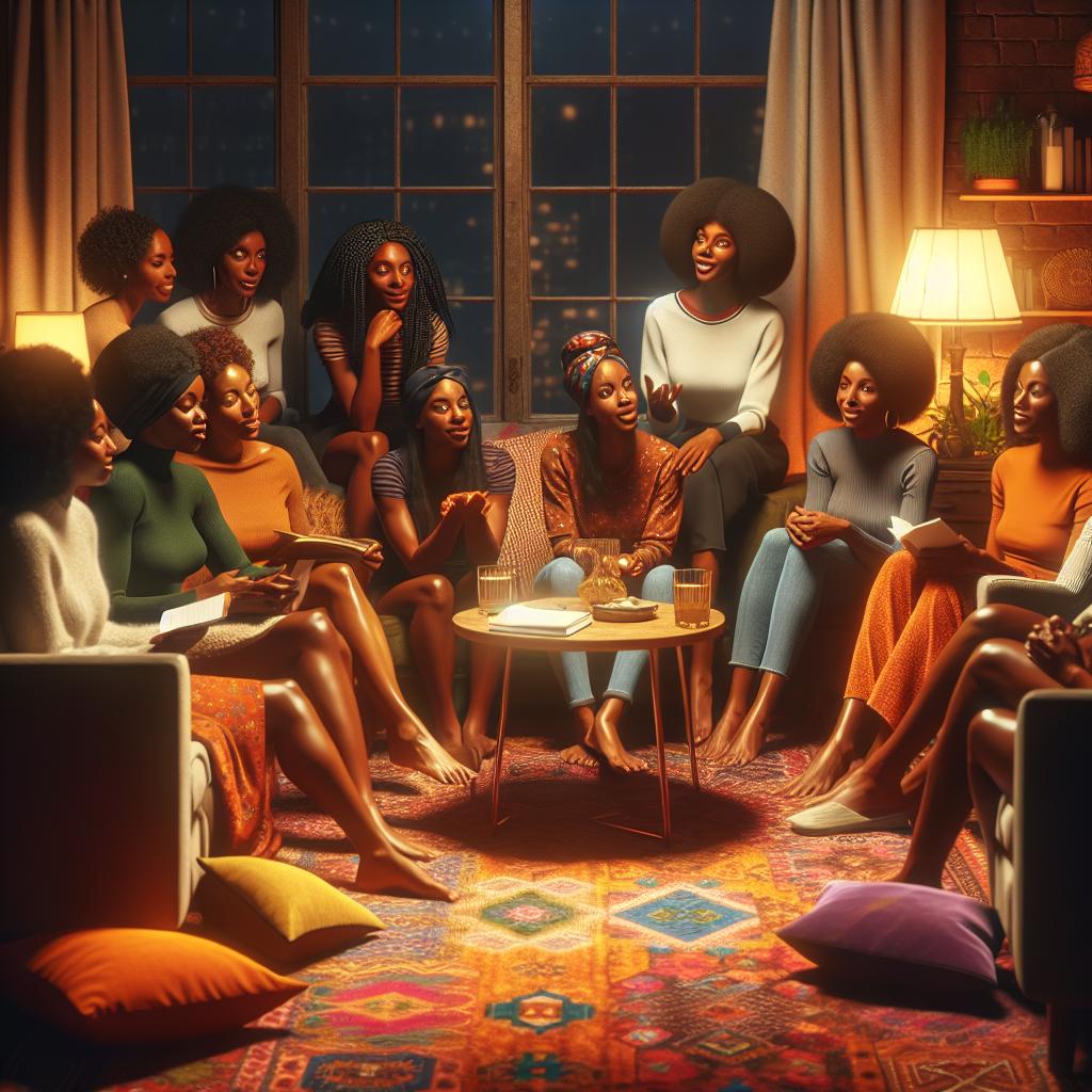 Black women sharing stories