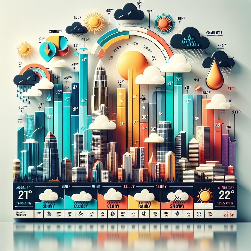 Charlotte weather forecast graphics