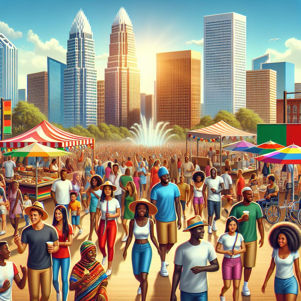 Summer festival in Charlotte