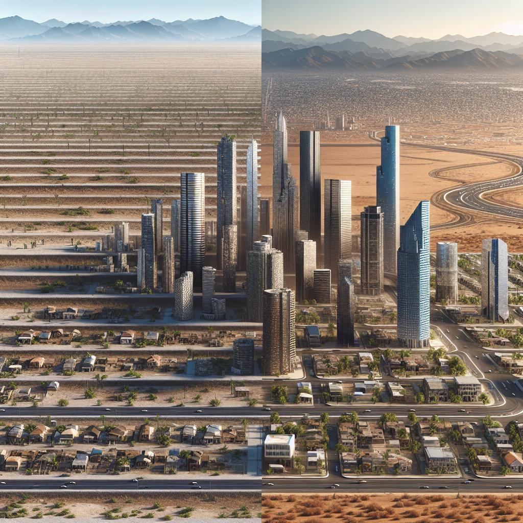 Southern city growth illustration