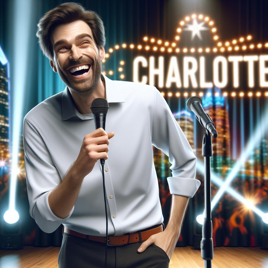 Comedian performing in Charlotte