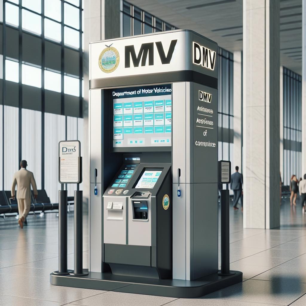 DMV kiosk convenience concept