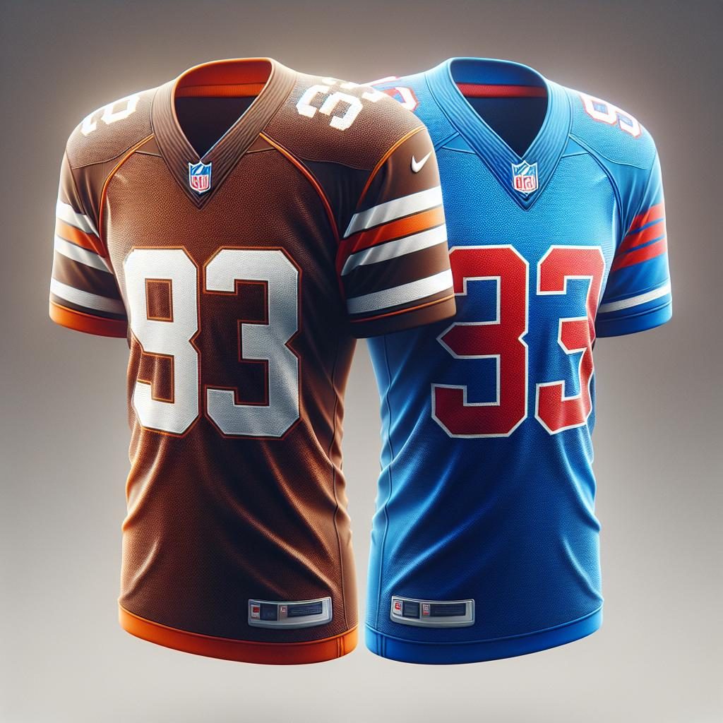 Browns Jersey with Bills