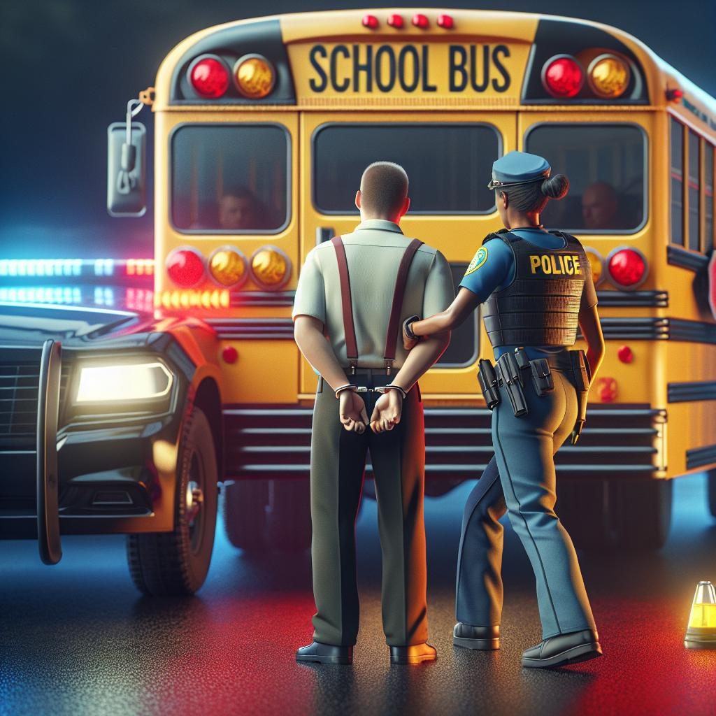 School Bus Driver Arrested