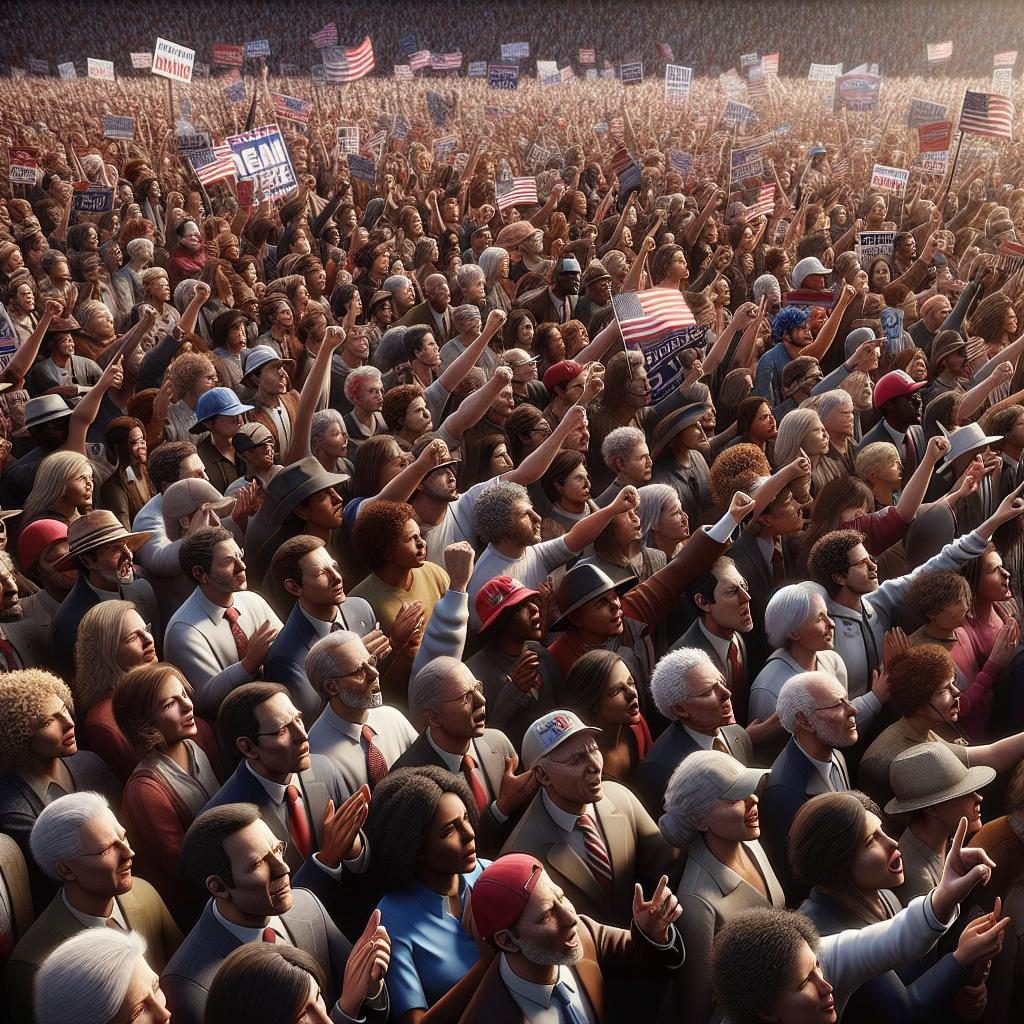 Energized Political Rally