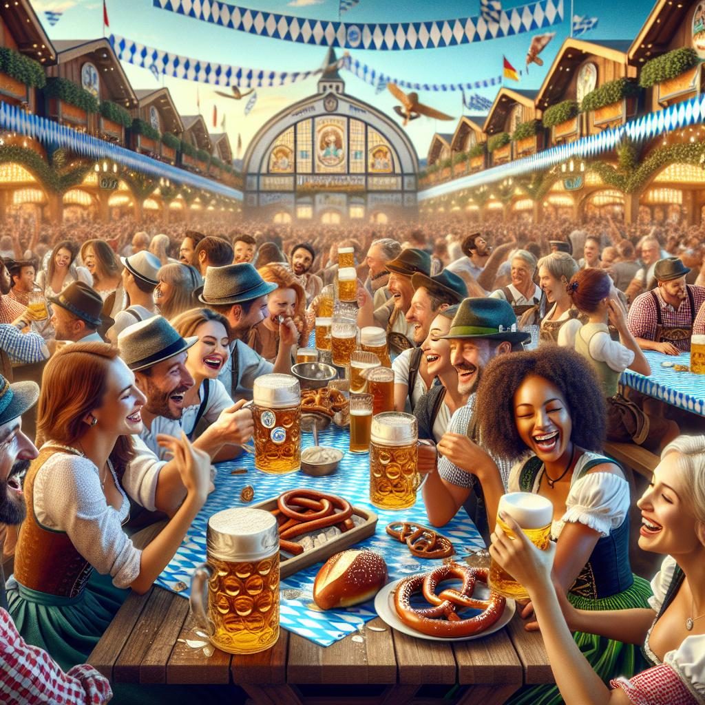 Oktoberfest Celebration Scene