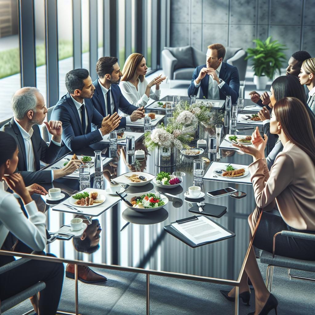 Business Luncheon Discussion