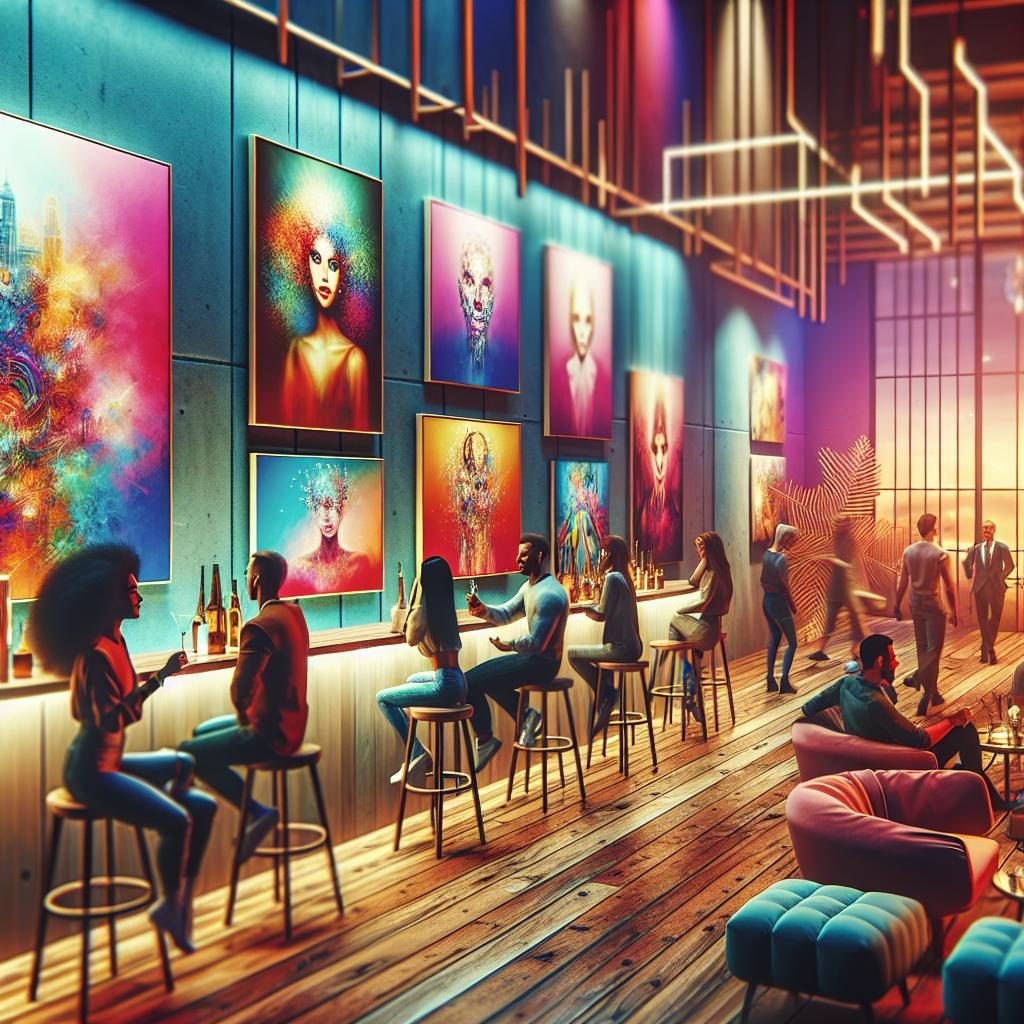 Colorful Art Bar