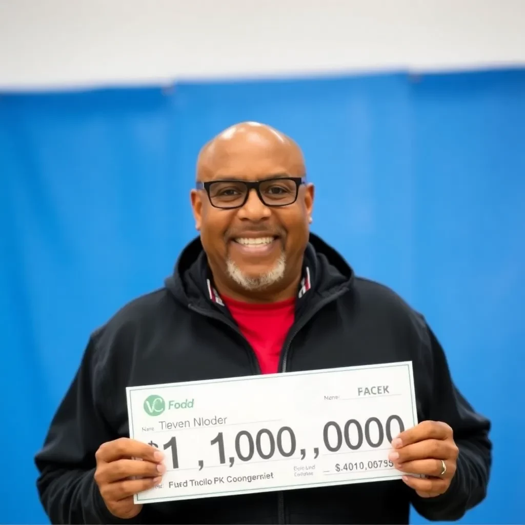 Charlotte Resident Steven Holder Celebrates $1.1 Million Lottery Win