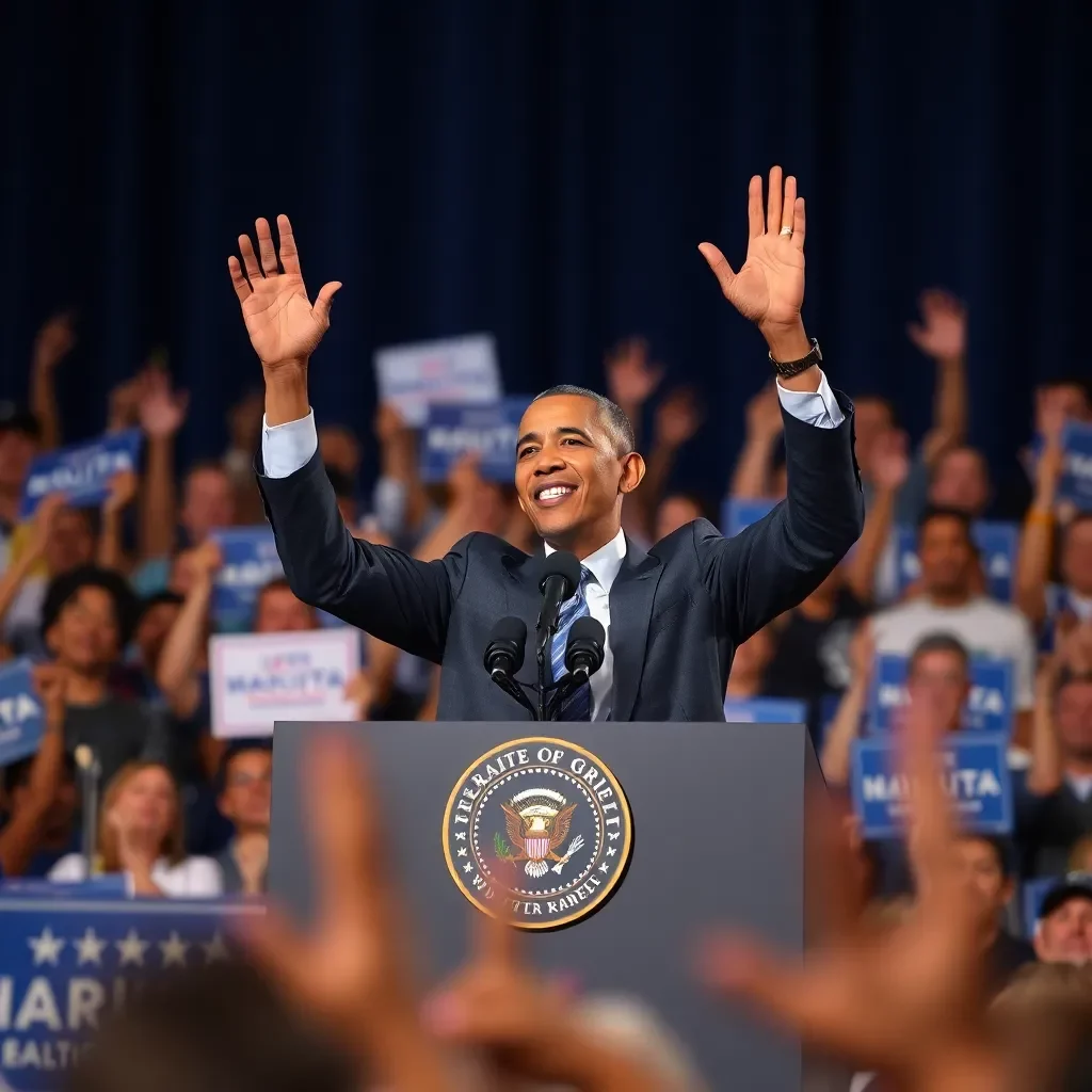 Excitement Builds as Obama Announces Rally in Charlotte for 2024 Election Cycle