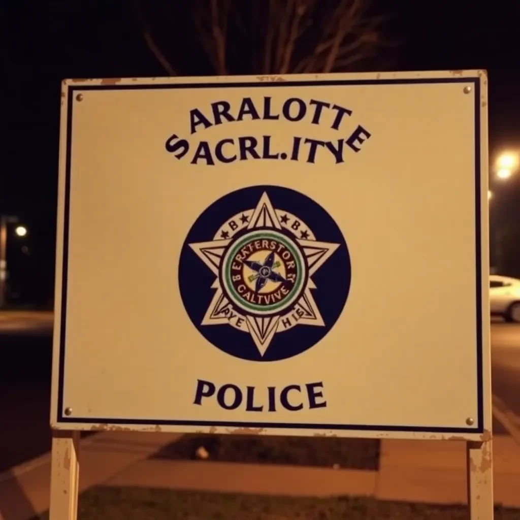 Political Sign Thief Targets Charlotte-Mecklenburg Fraternal Order of Police Lodge