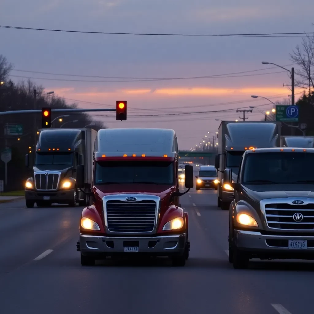 Road Closure in North Charlotte After Tractor-Trailer Crash Disrupts Morning Commute