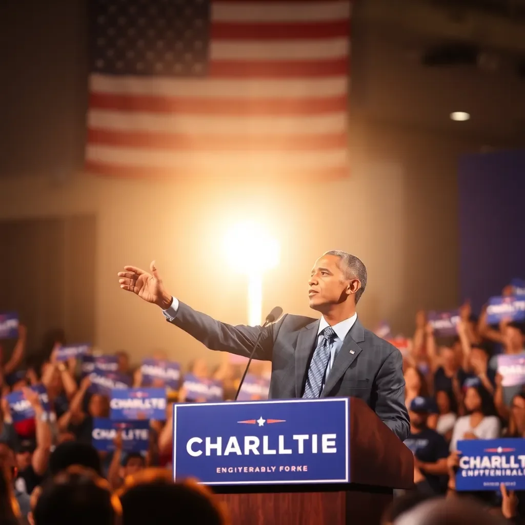 Exciting Times in Charlotte as Obama Kicks Off Campaign Rally for Democratic Ticket