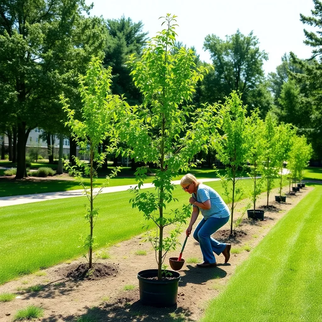 Charlotte's New Tree Planting Initiative Enhances Fred Alexander Park and Promotes Sustainability