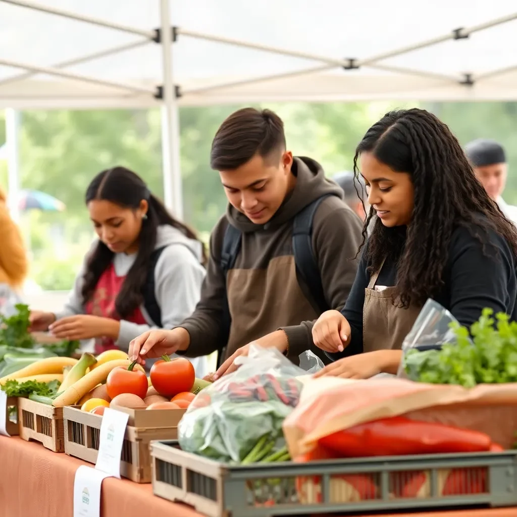 Charlotte Students Promote Sustainability and Address Food Insecurity at Harvest Exchange Event