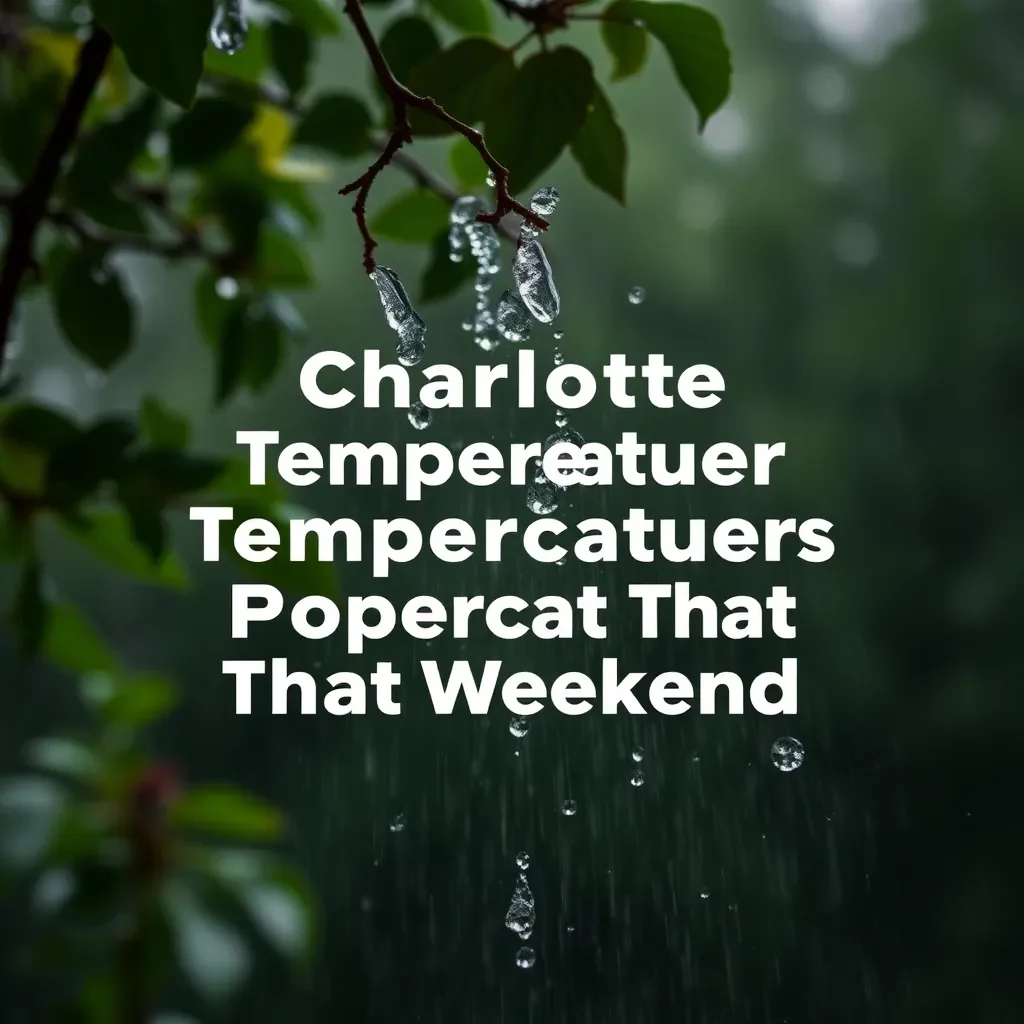 Charlotte Weather Alert: Cooler Temperatures and Showers Expected This Weekend