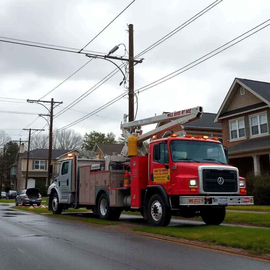 Power Restoration Efforts by Duke Energy in Charlotte Following Recent Storms