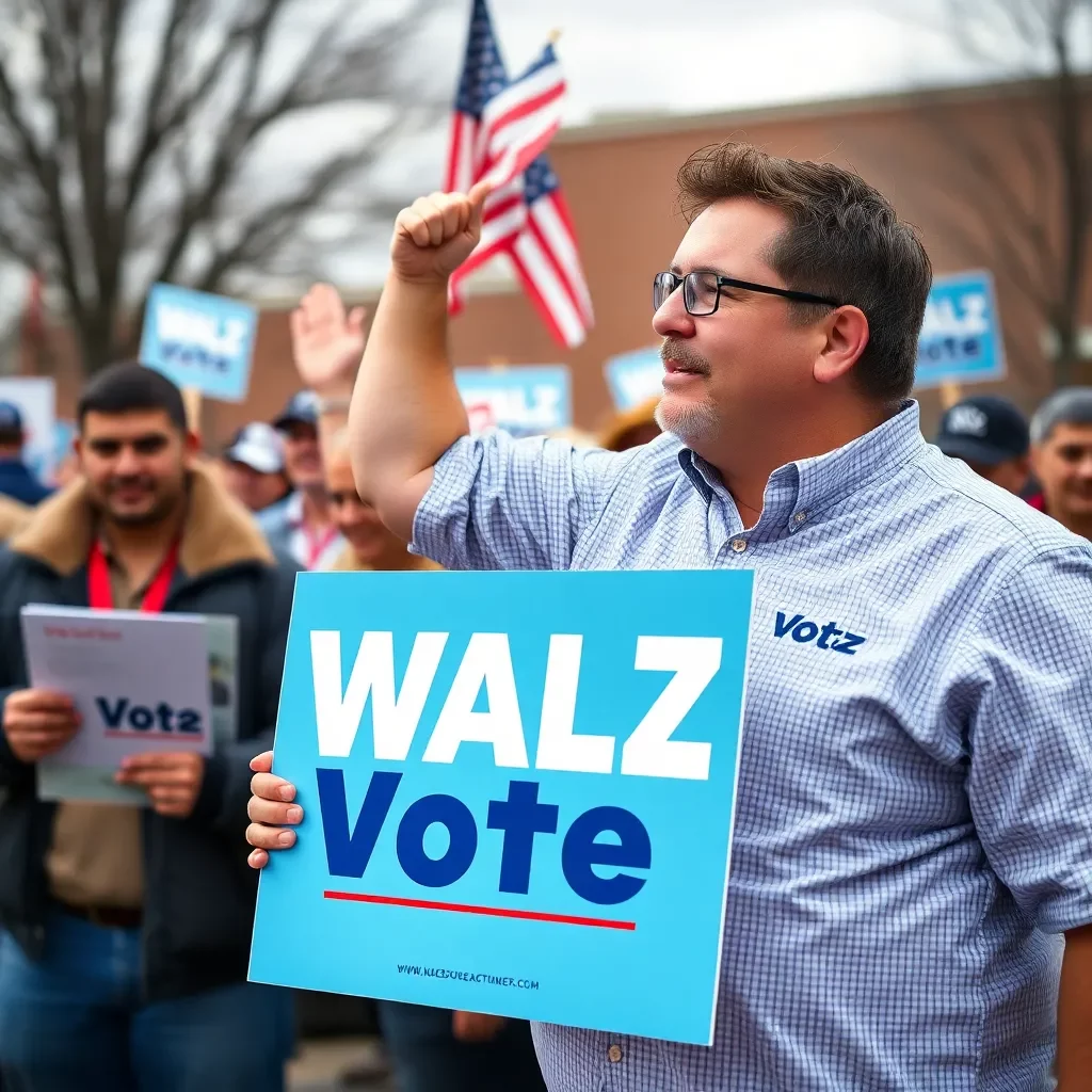 Walz Energizes Canvassers in Matthews, N.C. as Election Day Nears