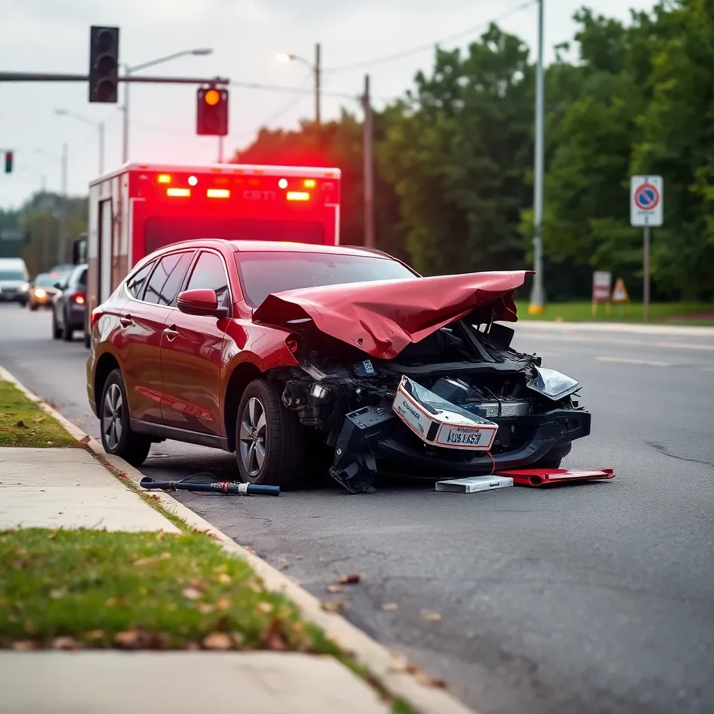 Vehicle Crash in Charlotte Leaves Four Injured at America's Best Contacts