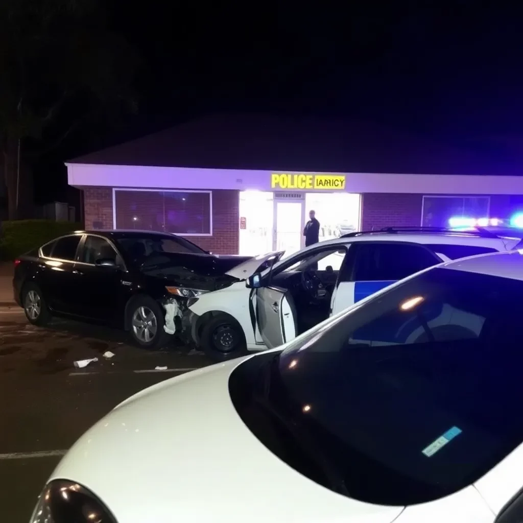 Dramatic Vehicle Crash at North Charlotte Police Station Shocks Community