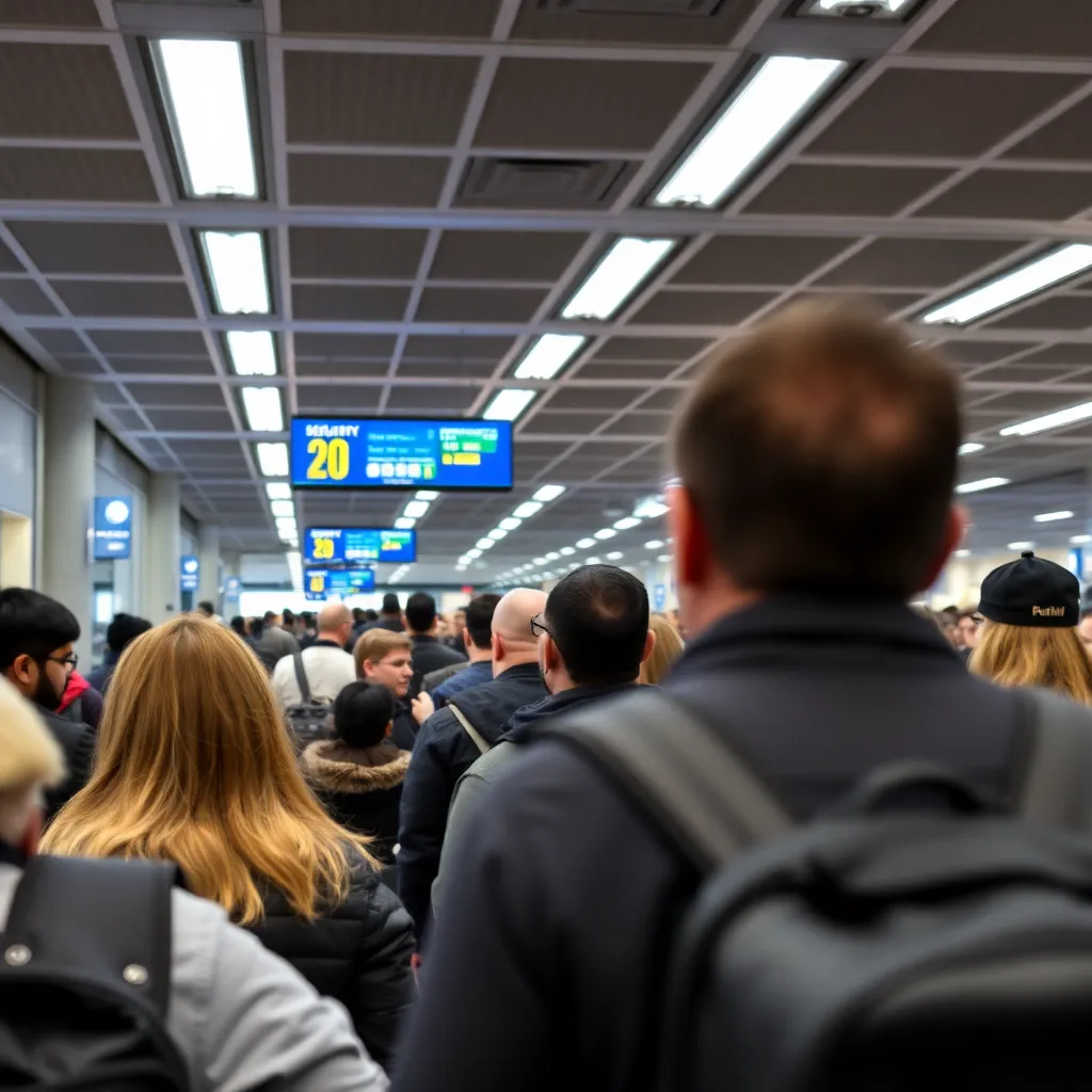 Charlotte Travelers Face Lengthy Security Lines This Holiday Season