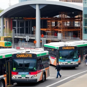 Construction at Charlotte Transportation Center affecting transit routes