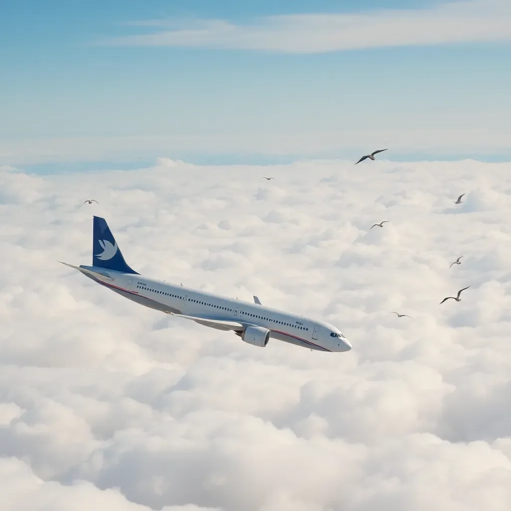 Unexpected Adventure for Passengers on American Airlines Flight Due to Bird Strike