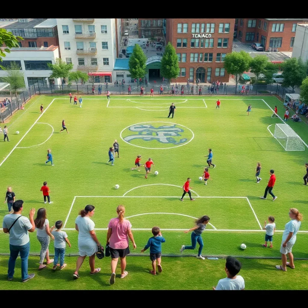 New soccer fields at the Eastland Mall site in Charlotte