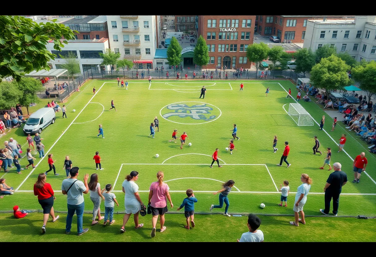 New soccer fields at the Eastland Mall site in Charlotte