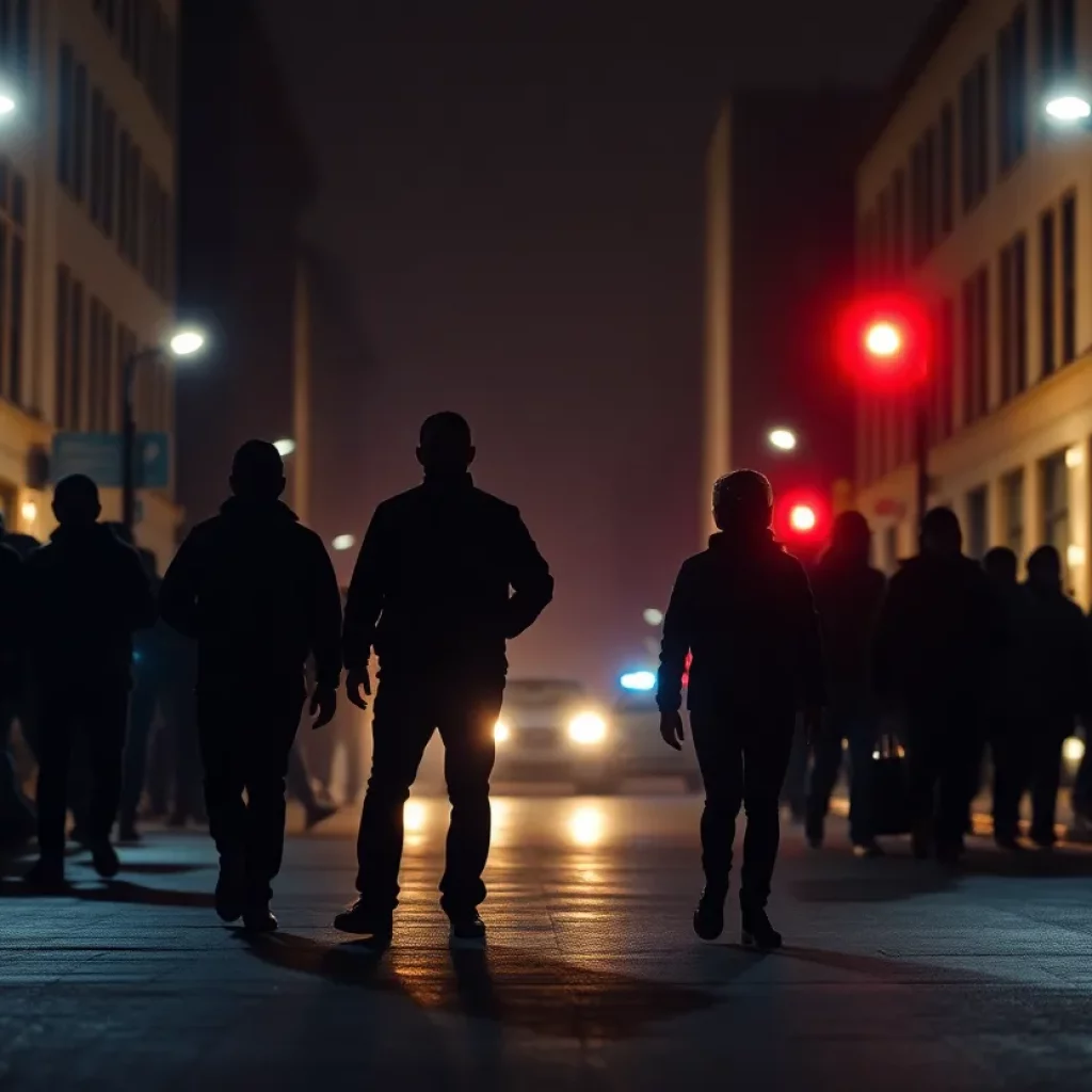 Image depicting community unrest in Charlotte due to rising gun violence.