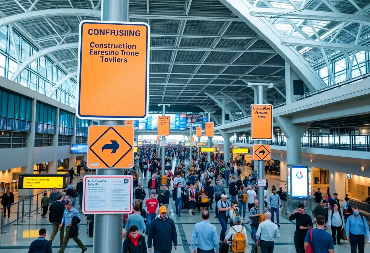 Construction at Charlotte Douglas International Airport