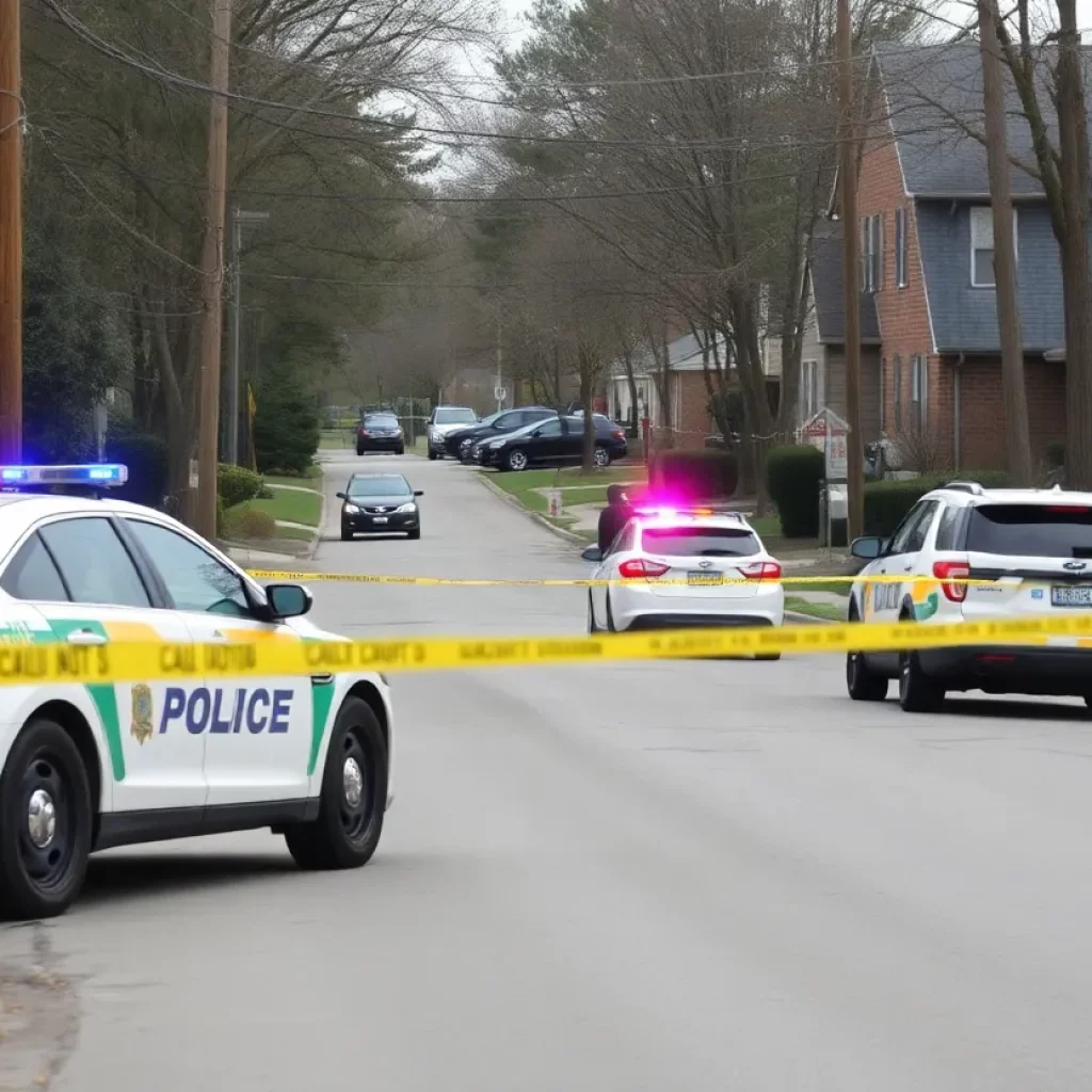 Police presence in Charlotte neighborhood after a homicide incident