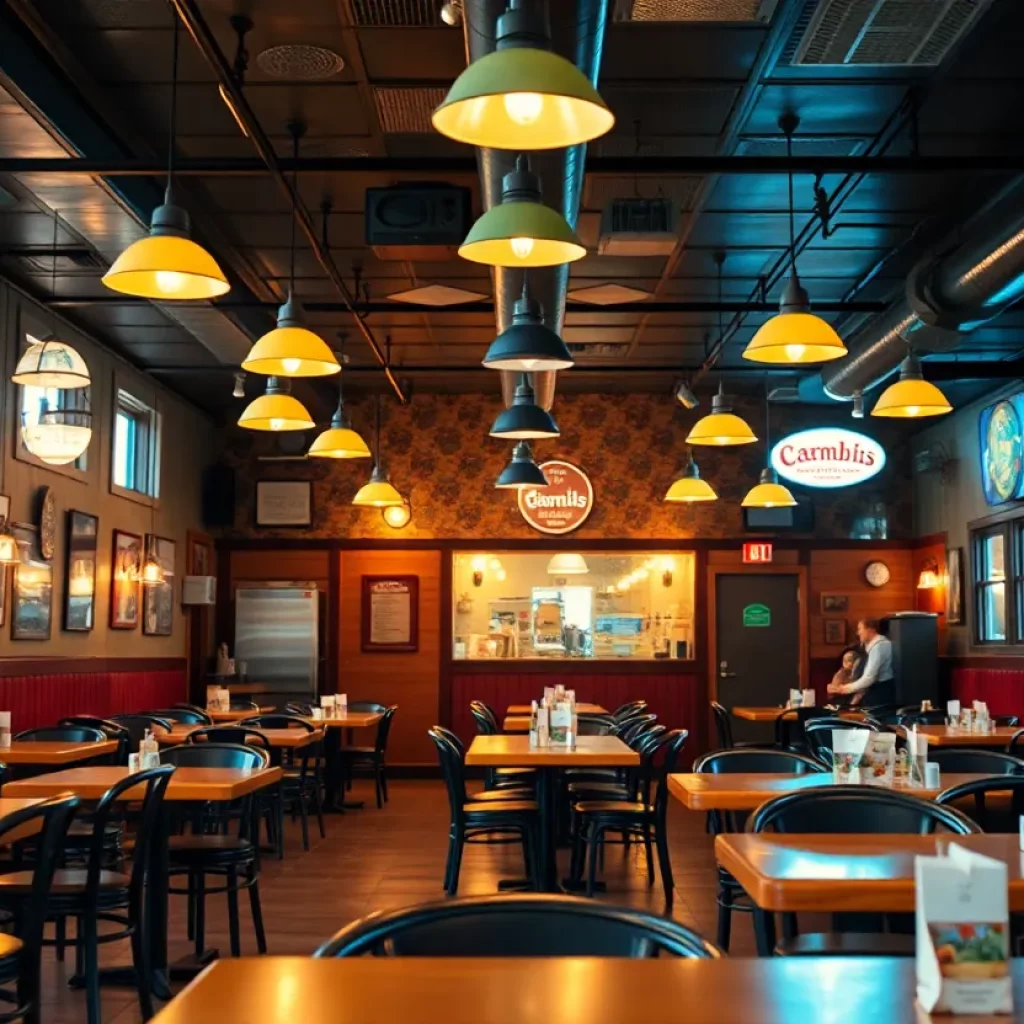 Interior of Fenwick's Restaurant in Charlotte