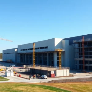 Construction of Inpro Corp's new facility in North Carolina