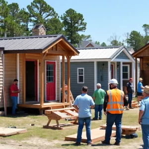 Temporary tiny homes for Hurricane Helene victims