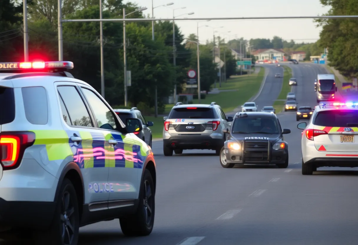 Traffic incident in Gaston County involving police and an SUV